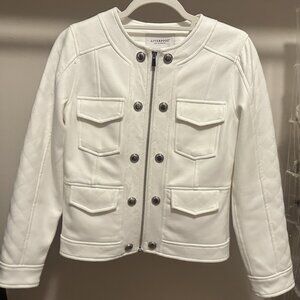 LIVERPOOL Quilted Zip Scoop Neck Jacket XS